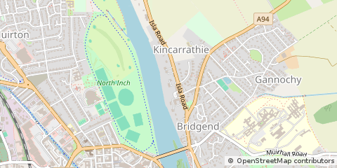 Map of Perth, Perthshire