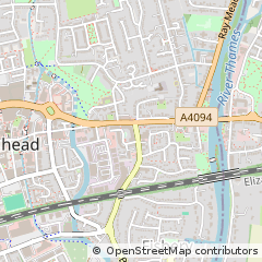 Map of Maidenhead, Berkshire