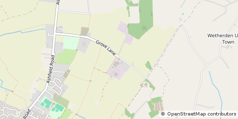 Map of Bury ST Edmunds, Suffolk
