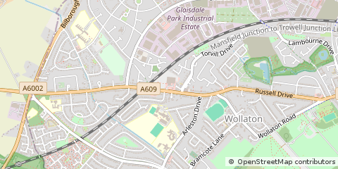 Map of Nottingham