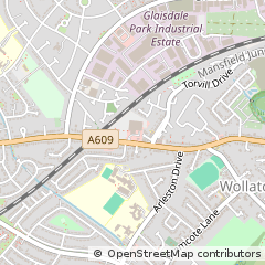 Map of Nottingham