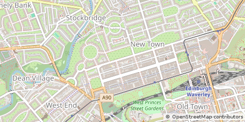 Map of Edinburgh