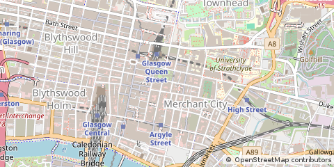 Map of Glasgow