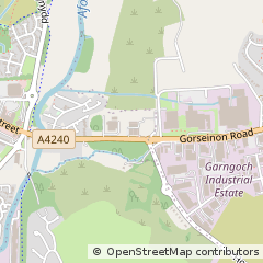 Map of Gorseinon, Swansea