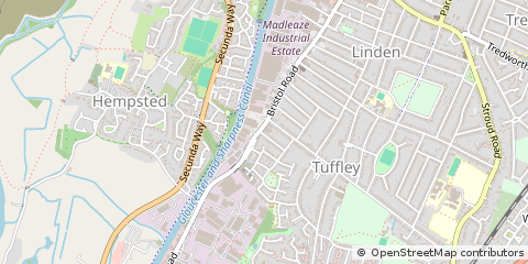 Map of Gloucester