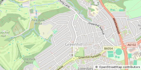Map of Sheffield