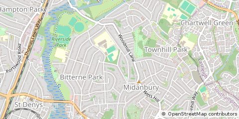 Map of Southampton