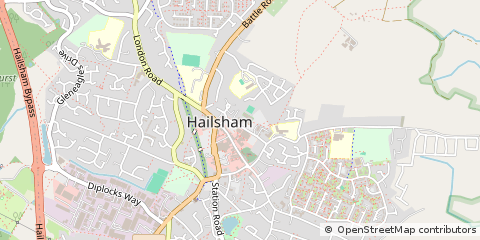 Map of Hailsham