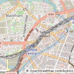 Map of Salford