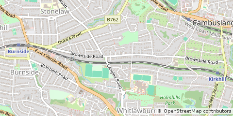 Map of Glasgow