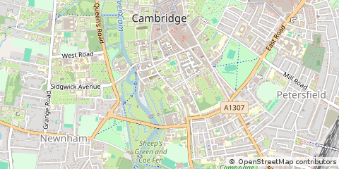 Map of Cambridge