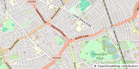 Map of Liverpool, Merseyside