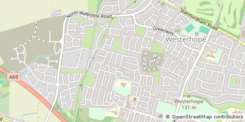 Map of Newcastle Upon Tyne