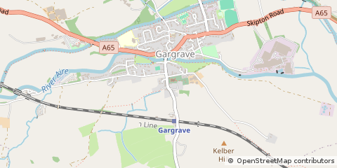 Map of Skipton, North Yorkshire