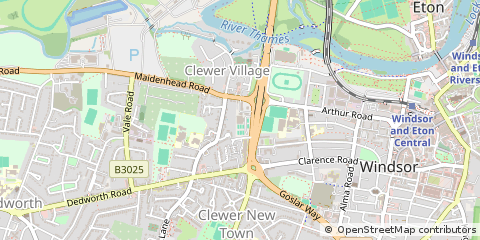 Map of Windsor, Berkshire