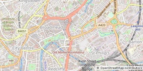 Map of Bristol
