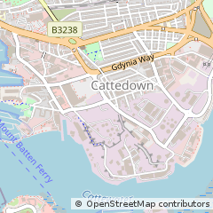 Map of Plymouth, Devon