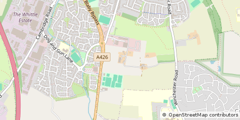 Map of Leicester, Leicestershire