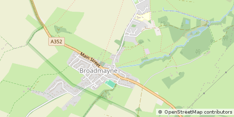 Map of Dorchester, Dorset