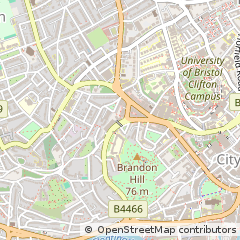 Map of Bristol, Somerset