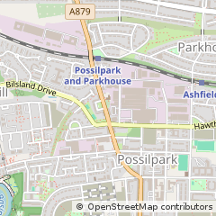 Map of Glasgow, Lanarkshire