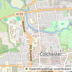 Map of Colchester, Essex