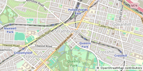Map of Glasgow