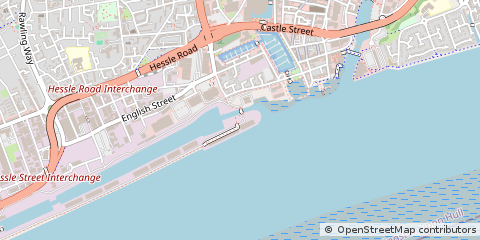 Map of Hull, East Riding of Yorkshire