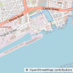Map of Hull, East Riding of Yorkshire