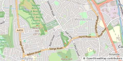 Map of Bilston
