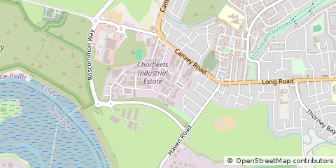 Map of Canvey Island