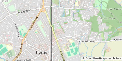 Map of Surrey
