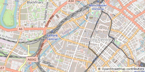 Map of Manchester