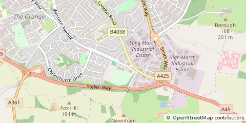 Map of Daventry