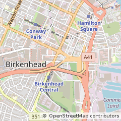Map of Wirral