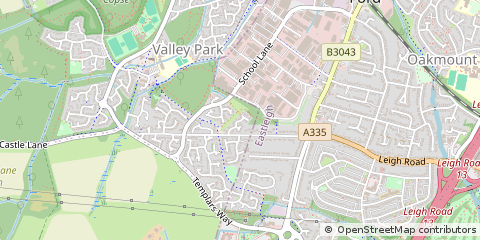 Map of Eastleigh