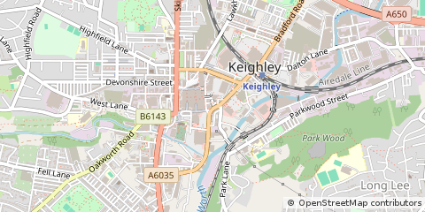 Map of Keighley