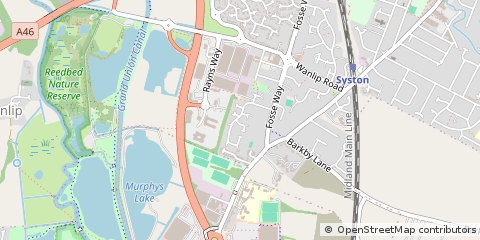 Map of Leicester