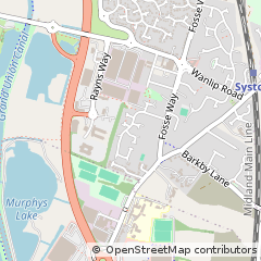Map of Leicester