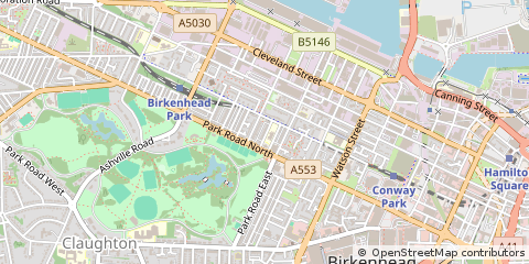 Map of Birkenhead