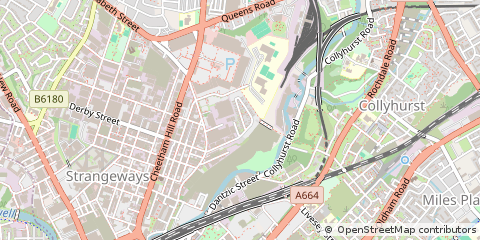 Map of Manchester