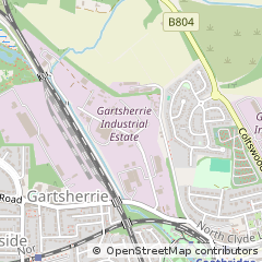 Map of Coatbridge, Lanarkshire