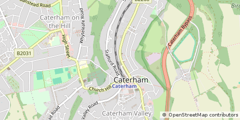 Map of Caterham