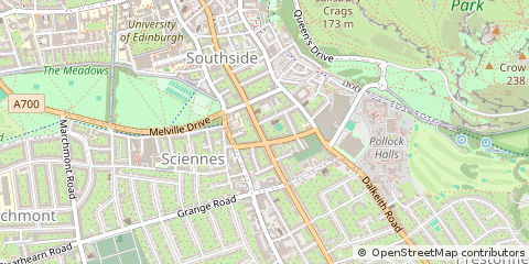 Map of Edinburgh, Midlothian