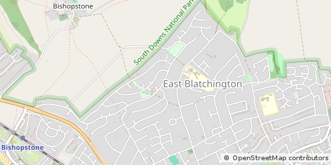 Map of Seaford, East Sussex