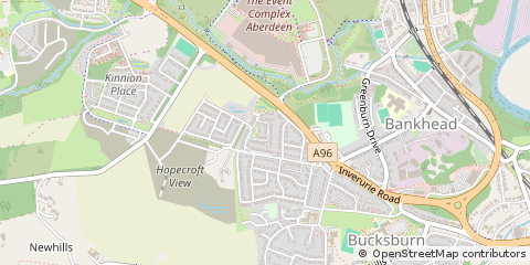 Map of Aberdeen