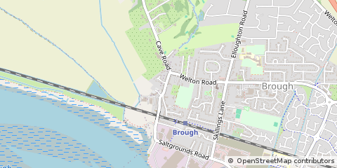 Map of Brough, East Yorkshire