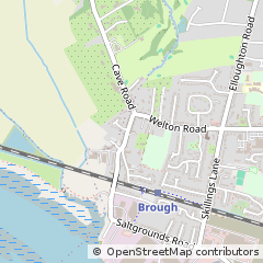 Map of Brough, East Yorkshire
