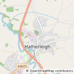 Map of Okehampton