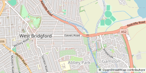 Map of Nottingham